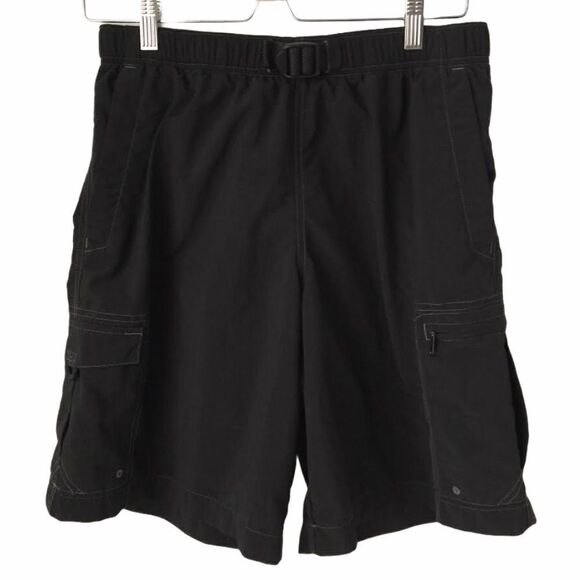 Columbia Men's Cargo Shorts with Pockets in Black Size Small - Picture 1 of 6